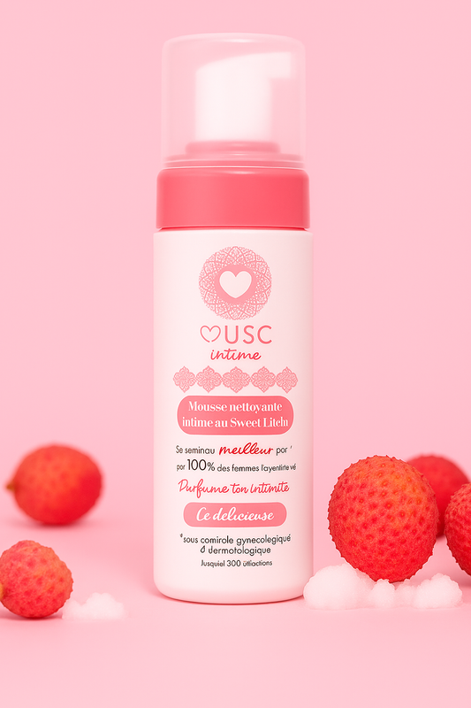 Mousse nettoyante intime litchi - Musc Intime